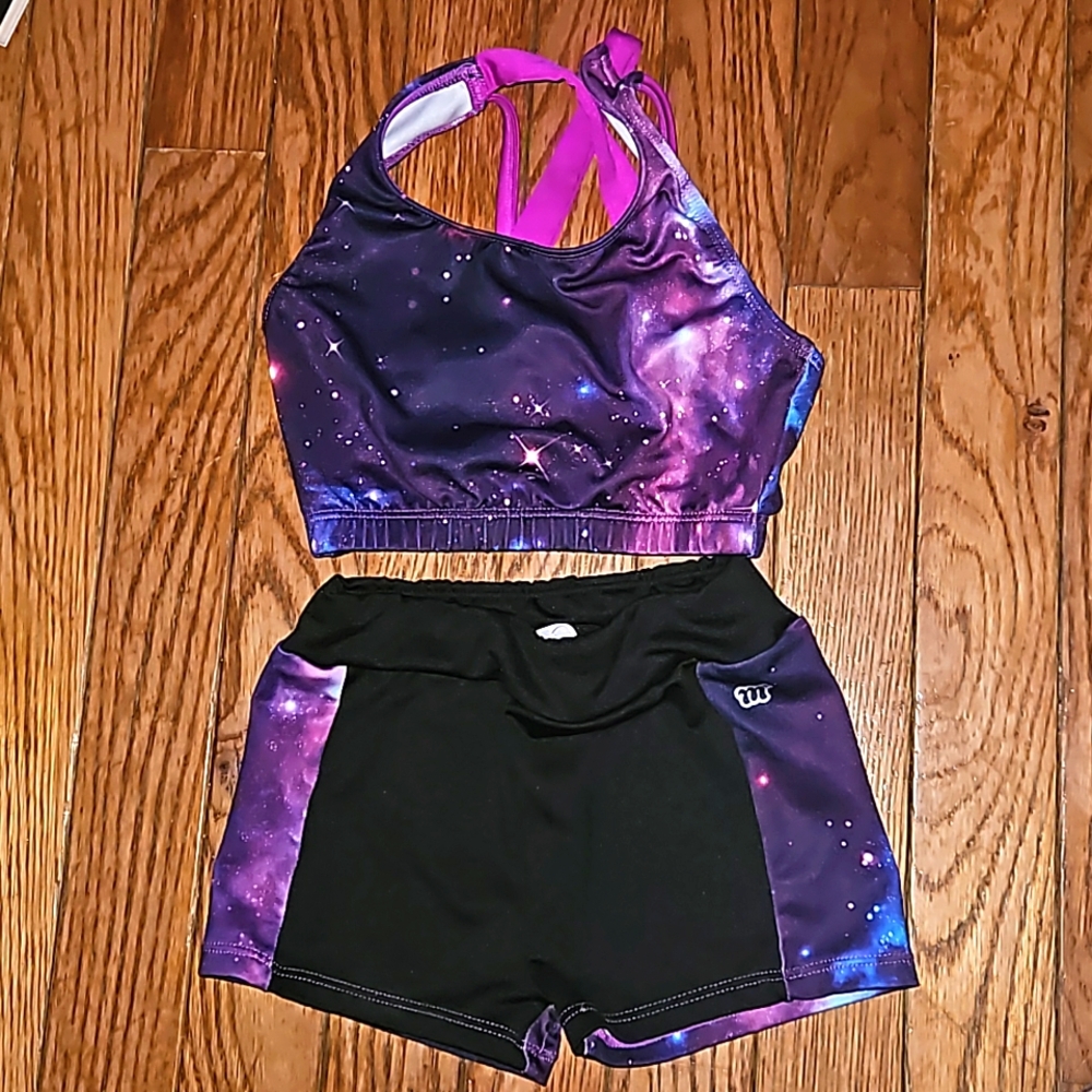 XS girls dance or Gymnastics outfit